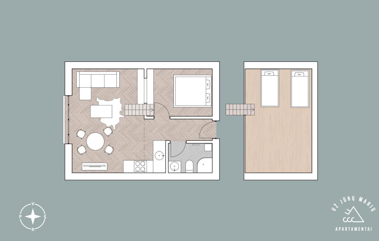Uz Juru Mariu Appartement Juodkrantė Buitenkant foto